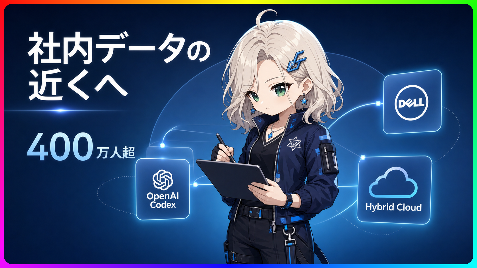 Codexが社内データの近くで動くイメージ